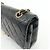 Borsa a tracolla con catena CHANEL Matelasse 25 Double Flap Nera A01112 - vista 13