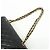 Borsa a tracolla con catena CHANEL Matelasse 25 Double Flap Nera A01112 - vista 6