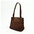 Borsa Tote e Borsa a Spalla CHANEL COCO Mark in camoscio Marrone - vista 3
