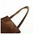 Borsa Tote e Borsa a Spalla CHANEL COCO Mark in camoscio Marrone - vista 6