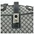 Céline CELINE Macadam Canvas Leder Tote Bag Handtasche Grau Schwarz - Ansicht 18