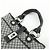 Céline CELINE Macadam Canvas Leder Tote Bag Handtasche Grau Schwarz - Ansicht 6
