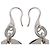 Orecchini GUCCI a gancio con piastra rotonda SV925 Silver - vista 4