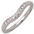 Tiffany & Co Curved Band 9P Diamantring PT950 Platin US 5.25