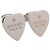 Orecchini GUCCI Trademark a forma di cuore SV925 Silver - vista 3