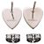 Orecchini GUCCI Trademark a forma di cuore SV925 Silver - vista 4