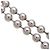 Bracciale GUCCI a catena a pallini con chiusura toggle SV925 Argento - vista 3