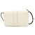 Borsa a tracolla GUCCI Double G Arli in pelle Bianca 550129 - vista 2
