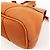 Hermès HERMES Valparaiso PM Toile Chevron Leather Tote Bag Hand Bag Orange - vista 11
