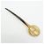Hermès HERMES Fermaglio per capelli in corno di bufalo Rocaille Kanzashi Natural Brown - vista 2