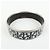 Hermès HERMES Email GM Bracciale Rigido Guadalquivir Placcato Argento Bianco Nero - vista 2