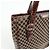 Céline Borsa Tote e Borsa a Mano CELINE Macadam in Tela e Pelle Goffrata Marrone - vista 16