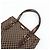Céline Borsa Tote e Borsa a Mano CELINE Macadam in Tela e Pelle Goffrata Marrone - vista 6