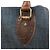 FENDI Etnico Borsa Tote in Pelle e Denim Borsa a Tracolla Marrone Blu 8BN162 - vista 11