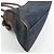 FENDI Etnico Borsa Tote in Pelle e Denim Borsa a Tracolla Marrone Blu 8BN162 - vista 12
