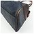 FENDI Etnico Borsa Tote in Pelle e Denim Borsa a Tracolla Marrone Blu 8BN162 - vista 13