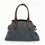 FENDI Etnico Borsa Tote in Pelle e Denim Borsa a Tracolla Marrone Blu 8BN162 - vista 2