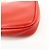 FENDI Pochette a mano con catena in pelle goffrata Rosso 8M0271 - vista 11