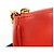 FENDI Pochette a mano con catena in pelle goffrata Rosso 8M0271 - vista 13