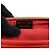 FENDI Pochette a mano con catena in pelle goffrata Rosso 8M0271 - vista 24