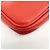 FENDI Pochette a mano con catena in pelle goffrata Rosso 8M0271 - vista 9