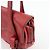 Borsa a tracolla in pelle PRADA con logo triangolare, borsa satchel, borsa a mano rossa - vista 14