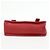 Borsa a tracolla in pelle PRADA con logo triangolare, borsa satchel, borsa a mano rossa - vista 5