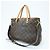 Borsa a mano e a tracolla Louis Vuitton Monogram Pallas Avana M40907 - vista 3