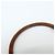 Hermès HERMES Jumbo Choker Braccialetto in Pelle e Metallo Marrone Oro - vista 8
