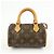 Borsa a mano Louis Vuitton Monogram Mini Speedy e tracolla marrone M41534 - vista 2