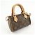 Borsa a mano Louis Vuitton Monogram Mini Speedy e tracolla marrone M41534 - vista 4