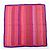 Sciarpa Louis Vuitton Monogram 100% Seta Motivo Geometrico Rosa Blu - vista 2