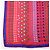Sciarpa Louis Vuitton Monogram 100% Seta Motivo Geometrico Rosa Blu - vista 5