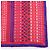 Sciarpa Louis Vuitton Monogram 100% Seta Motivo Geometrico Rosa Blu - vista 6