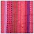 Sciarpa Louis Vuitton Monogram 100% Seta Motivo Geometrico Rosa Blu - vista 7