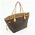 Borsa a Spalla Louis Vuitton Monogram Neverfull MM Marrone M40156 - vista 4
