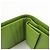 PRADA Triangle Logo Saffiano Leather Compact Wallet Light Green - view 17