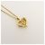 Collana in metallo con ciondolo a cuore logo Christian Dior Oro - vista 5