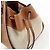 Borsa Mini 2Way LOEWE Anagram Hammock in pelle di vitello e cotone con coulisse - vista 20