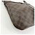 Borsa a tracolla Louis Vuitton Damier Bloomsbury PM Marrone N42251 - vista 11