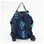 PRADA Triangle Logo Nylon Leather Backpack Camouflage Motif Blue - view 2