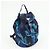 PRADA Triangle Logo Nylon Leather Backpack Camouflage Motif Blue - view 4