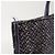 Borsa Tote e borsa a mano PRADA in pelle e lana con logo Triangle, Viola - vista 12