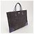 Borsa Tote e borsa a mano PRADA in pelle e lana con logo Triangle, Viola - vista 4