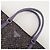 Borsa Tote e borsa a mano PRADA in pelle e lana con logo Triangle, Viola - vista 6