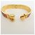 Hermès HERMES Bracciale Rigido Metal Charniere BRIDES de GALA Pink Gold - vista 7