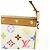 Louis Vuitton Monogram Multicolor Pochette Accessoires Bianco M92649 - vista 15