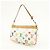 Louis Vuitton Monogram Multicolor Pochette Accessoires Bianco M92649 - vista 3