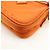 Borsa a spalla PRADA in nylon e pelle con logo triangolare Orange 1N1861 - vista 12