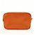 Borsa a spalla PRADA in nylon e pelle con logo triangolare Orange 1N1861 - vista 2